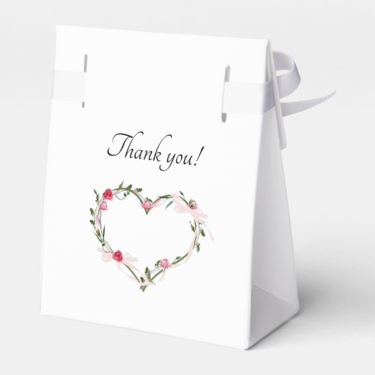 結婚式の引き出物 フェイバーボックス (裏面サイド)