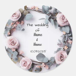 結婚式の引き出物 ラウンドシール