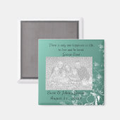 結婚式の引出物写真マグネットテンプレート マグネット (正面/裏面)