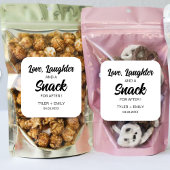 結婚式の後のパーティーで笑い物や軽食を愛する スクエアシール