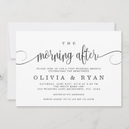 結婚式の後のブランチの招待状 招待状