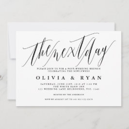 結婚式の後のブランチの招待状 招待状