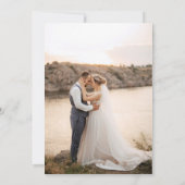 結婚式の後の写真を楽しく 招待状 (裏面)