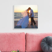 結婚式の思い出の地の写真 キャンバスプリント (インサイチュ (リビング))