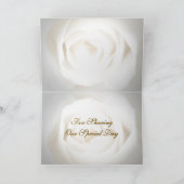 結婚式の感謝カード サンキューカード (内部)