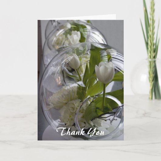 結婚式の感謝（空白） サンキューカード (正面)