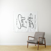 結婚式の手書きカリグラフィーフェスティバルスワッシュ タペストリー (インサイチュ(横))