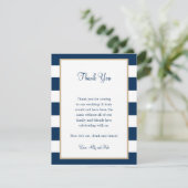 結婚式の披露宴のお礼カード 招待状 (スタンド正面)