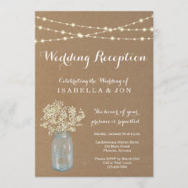 結婚式の披露宴のみの招待状 | ラスティック クラフト 招待状