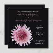 結婚式の披露宴のみの招待状 招待状 (正面/裏面)