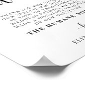 結婚式の披露宴のポスターの代わりに ポスター (角)