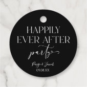 結婚式の披露宴の後ずっと楽しく フェイバータグ (裏面)