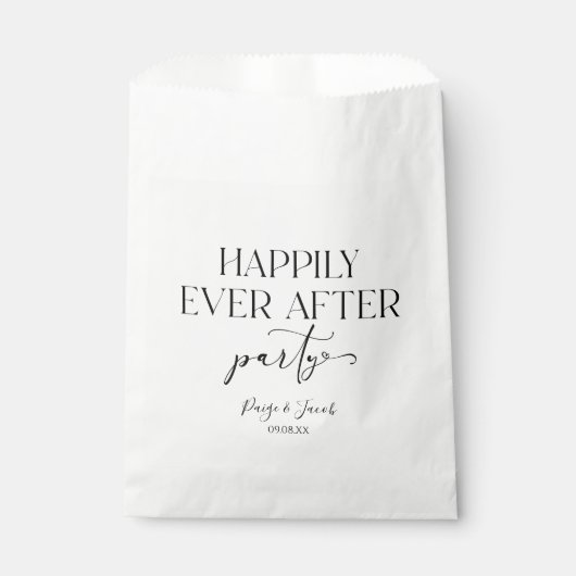 結婚式の披露宴の後ずっと楽しく フェイバーバッグ (正面)