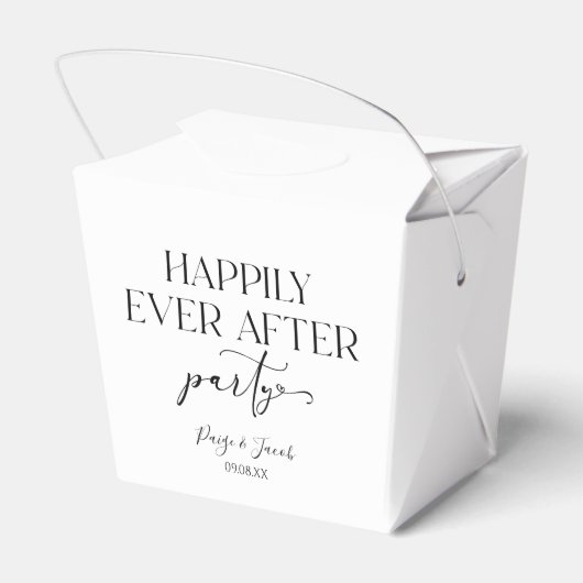 結婚式の披露宴の後ずっと楽しく フェイバーボックス (裏面サイド)