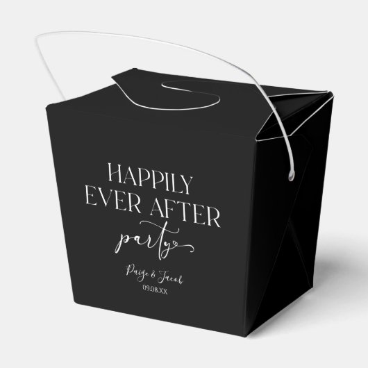 結婚式の披露宴の後ずっと楽しく フェイバーボックス (裏面サイド)