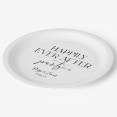 結婚式の披露宴の後ずっと楽しく ペーパープレート (アングル)