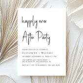 結婚式の披露宴の後ずっと楽しく 招待状
