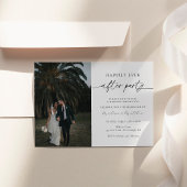 結婚式の披露宴の後ずっと楽しく 招待状