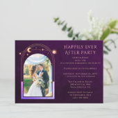 結婚式の披露宴の後ずっと神秘的で幸せに 招待状 (スタンド正面)