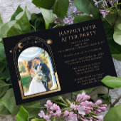 結婚式の披露宴の後ずっと神秘的で幸せに 招待状