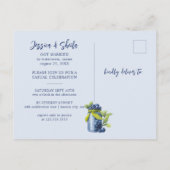 結婚式の披露宴の後カジュアルずっと幸せに インビテーションポストカード (裏面)