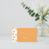 結婚式の披露宴の食事の席札 プレイスカード (スタンド正面)