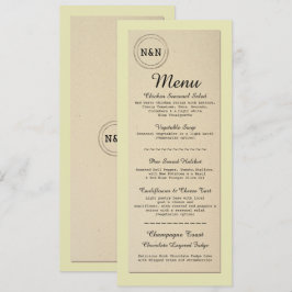 結婚式の披露宴 メニュー ラスティック ライブラリー 本 メニュー 招待状