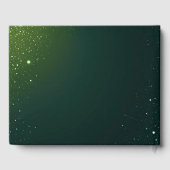 結婚式の招エレガント待のためのスパークルデザイン& ゲストブック (裏面)