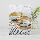 結婚式の招待または受け入れ 招待状 (スタンド正面)