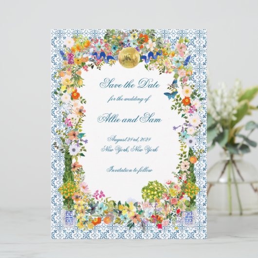 結婚式の招待または日付の保存ガーデンディスコ (スタンド正面)