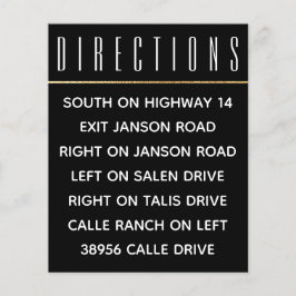 結婚式の招待カードのエレガント金ゴールドと黒