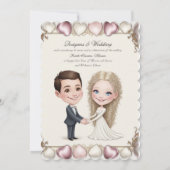 結婚式の招待カード 招待状 (裏面)