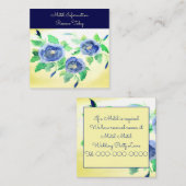 結婚式の招待情報エンクロージャカード コーリングカード (正面/裏面)