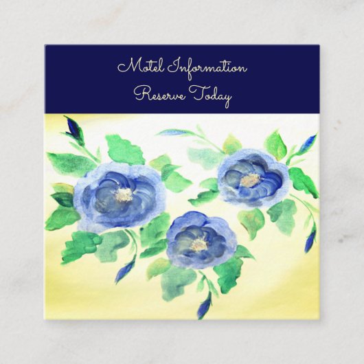 結婚式の招待情報エンクロージャカード コーリングカード (正面)