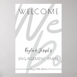結婚式の招待歓迎メッセージ ポスター