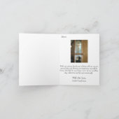 結婚式の招待状ありがとう サンキューカード (内部)