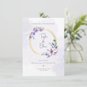 結婚式の招待状です 招待状 (スタンド正面)