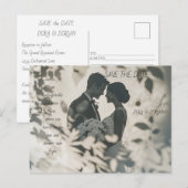 結婚式の招待状で愛と喜びをお祝いします インビテーションポストカード (正面/裏面)