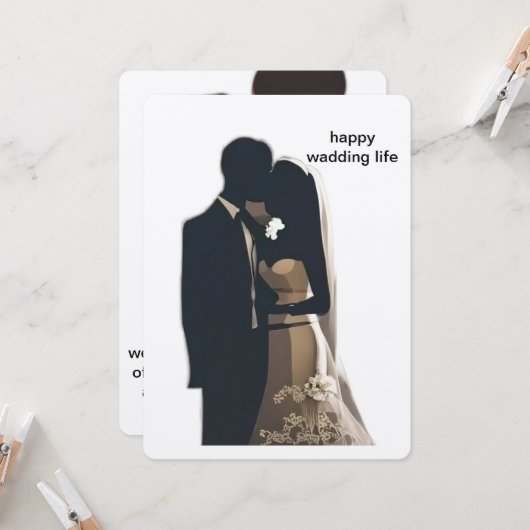 結婚式の招待状とステーショナリー 招待状 (正面/裏面インサイチュ)