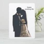 結婚式の招待状とステーショナリー 招待状 (スタンド正面)