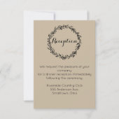 結婚式の招待状と案内テンプレート 招待状 (正面)