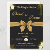 結婚式の招待状に最適なモデル (正面/裏面)