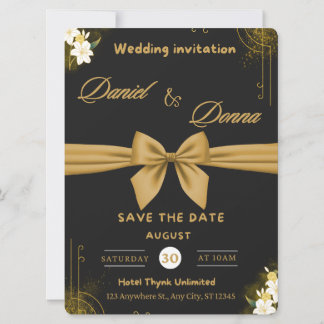 結婚式の招待状に最適なモデル