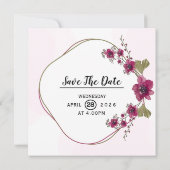 結婚式の招待状のカードデザイン ベクター 招待状 (裏面)