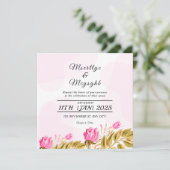 結婚式の招待状のデザイン 招待状 (スタンド正面)