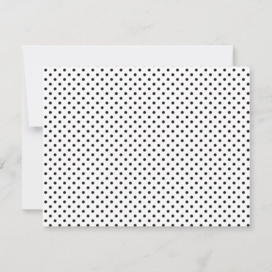 結婚式の招待状の紫色の花の花柄ありがとう サンキューカード (裏面)