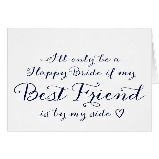 結婚式の招待状を頼んでいる新婦付添人 (正面横)