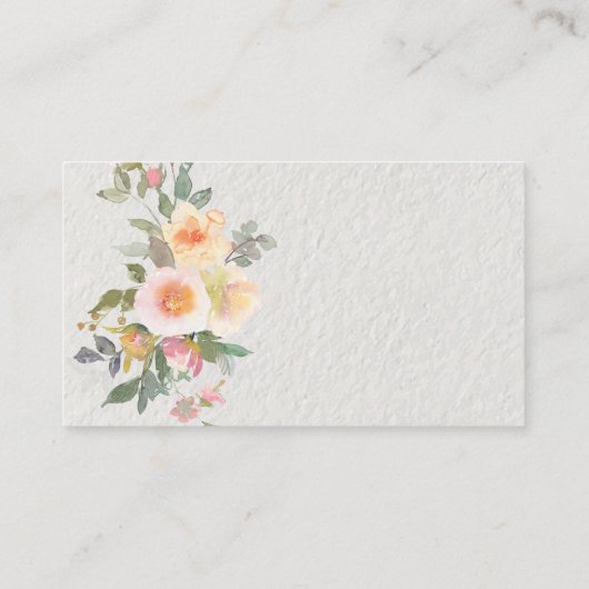 結婚式の招待状カード エンクロージャーカード (裏面)