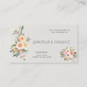 結婚式の招待状カード エンクロージャーカード (正面)