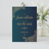 結婚式の招待状カード 出欠カード (スタンド正面)
